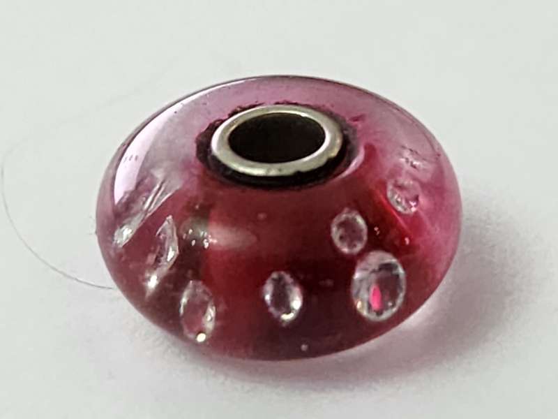 Diamond Pink Trollbead - RETIRED BEAD