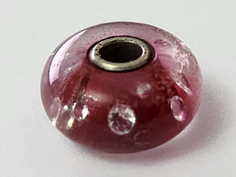 Diamond Pink Trollbead - RETIRED BEAD