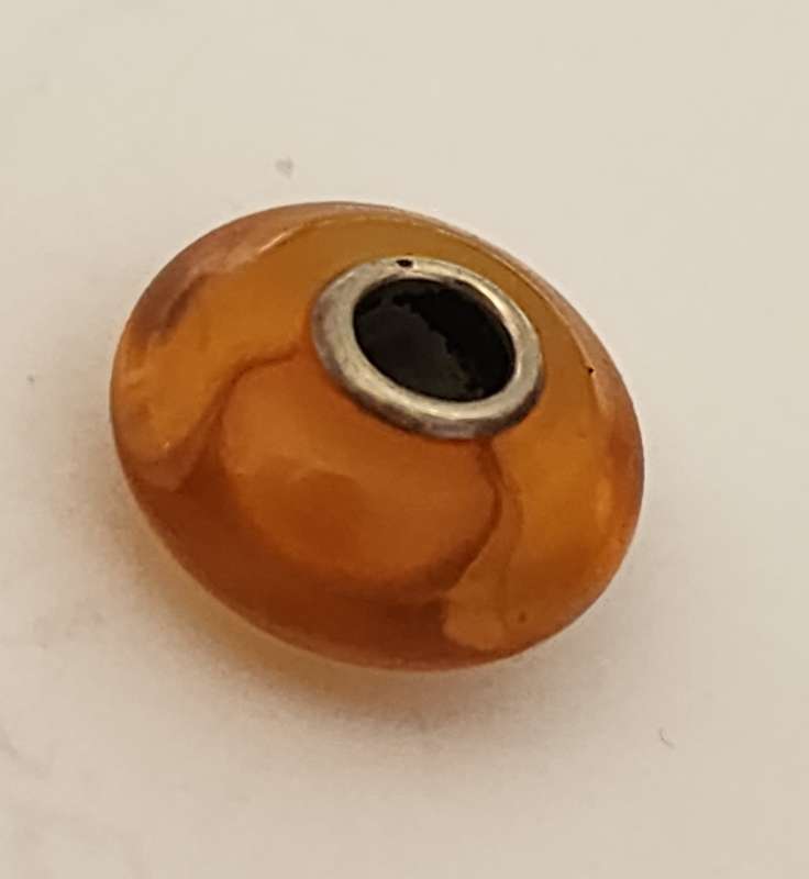 Amber Trollbead - RETIRED BEAD
