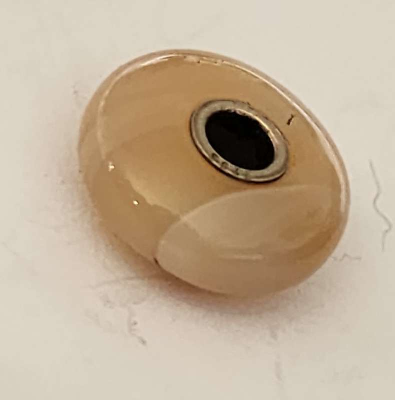 Striped Agate Gemstone Trollbead - RETIRED BEAD