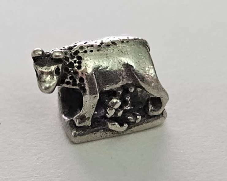 ROMULUS & REMUS TROLLBEAD - ITALY WORLD BEAD - RETIRED