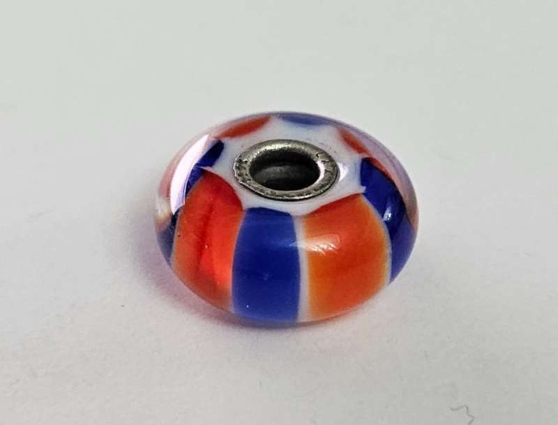 UK COLOUR TROLLBEAD - UNITED KINGDOM WORLD BEAD - RETIRED