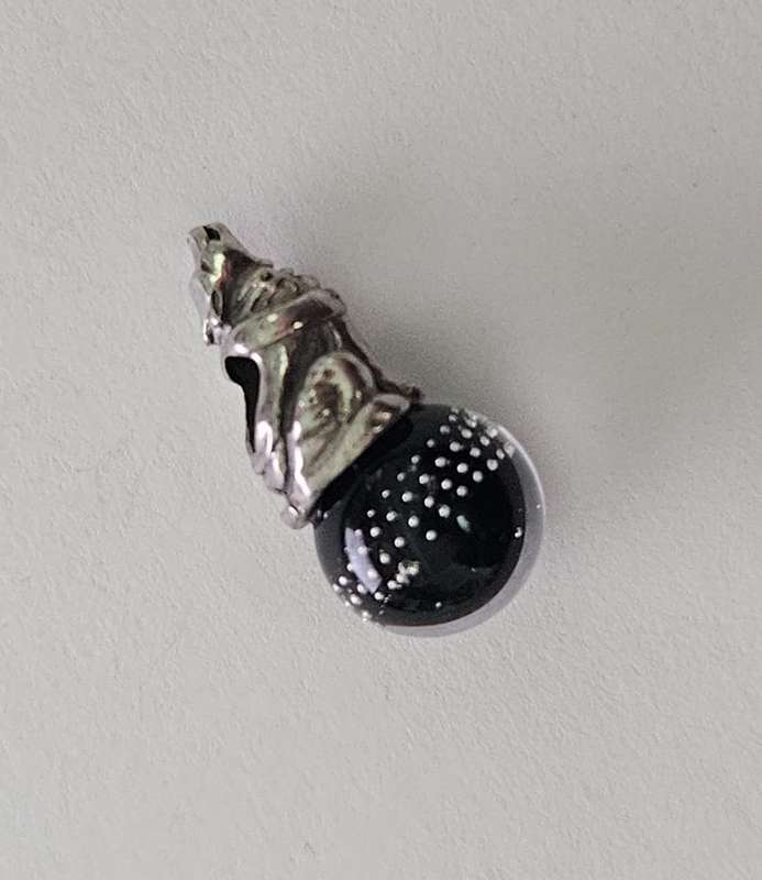 IRON WOLF TROLLBEAD - LITHUANIA WORLD BEAD - RETIRED