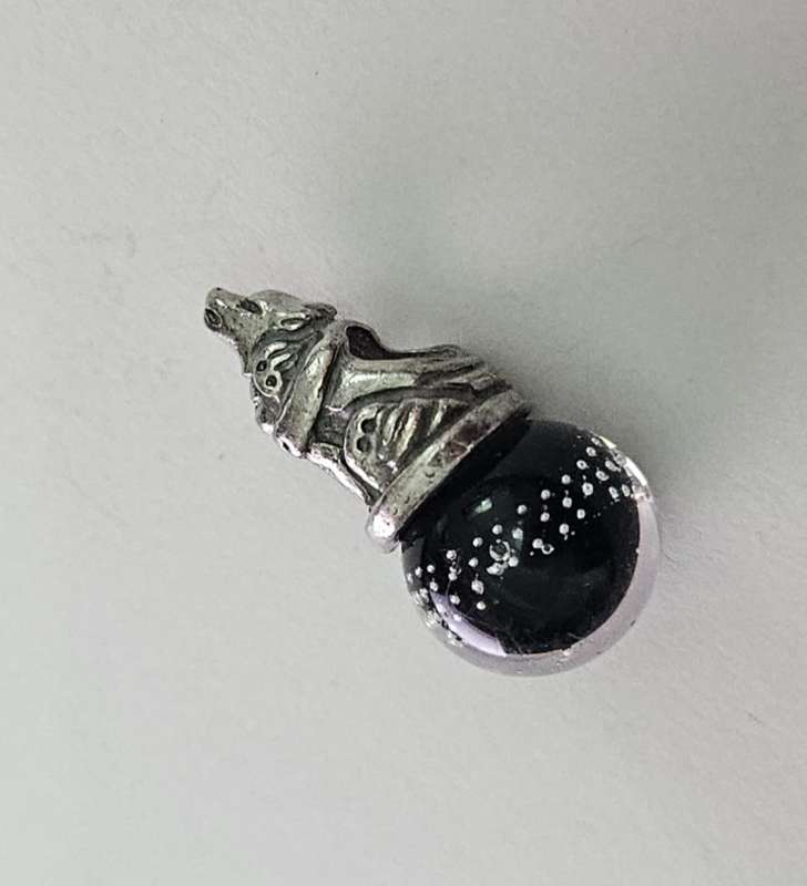 IRON WOLF TROLLBEAD - LITHUANIA WORLD BEAD - RETIRED