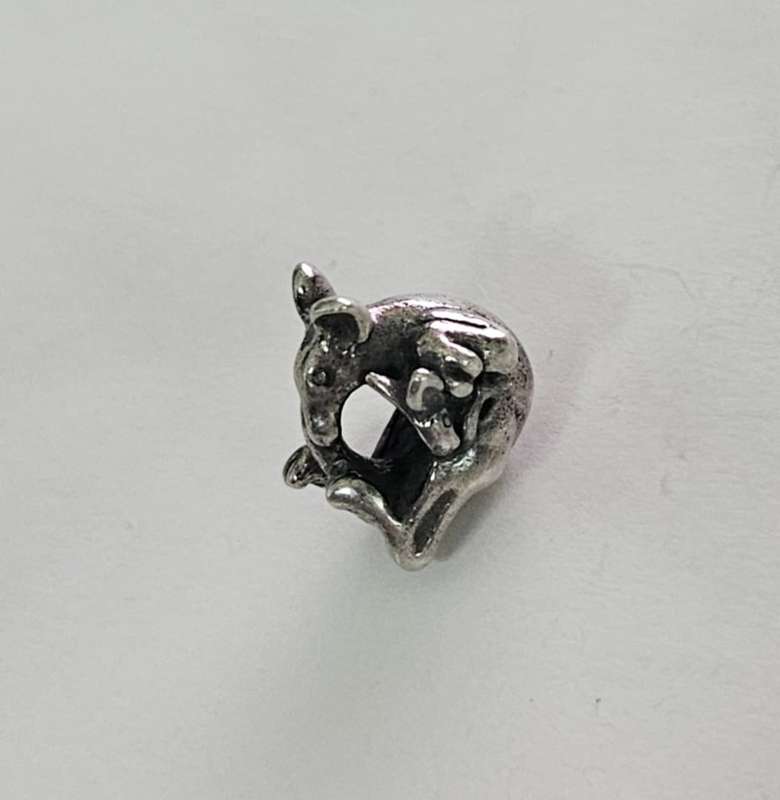 KANGAROO WITH JOEY TROLLBEAD - AUSTRALIA WORLD BEAD - RETIRED