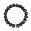 Thomas Sabo Black Charm Bead Bracelet