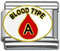 Italian Charm Links - Blood Type " A "
