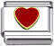 NEW Italian Charm Links - Red Heart