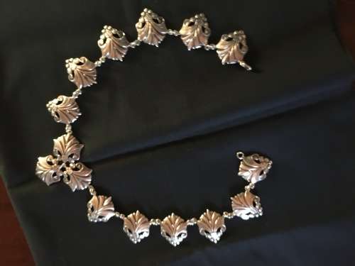 CANDIDA antique silver necklace