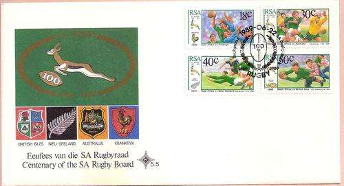 5.5 Centenary of the SA Rugby Board. Condition Fine