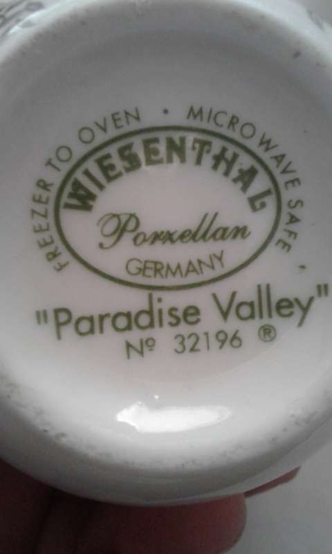 Wiesenthal German Porcelain Paradise Valley Collection
