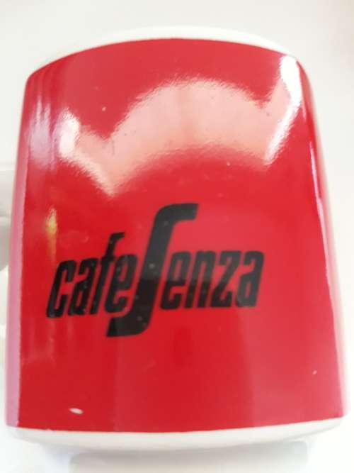 Segafredo Espresso set of 5 Cafe Senza Red & White