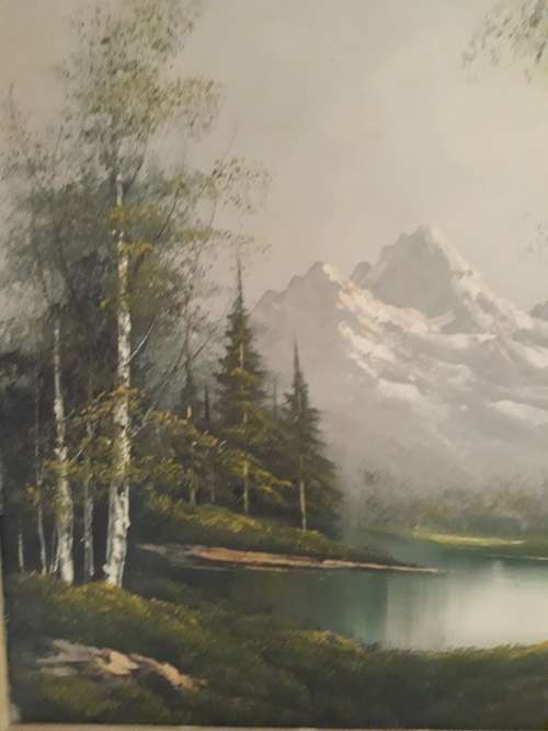 Oil Painting in Frame