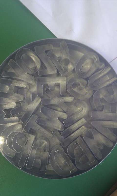Cake decorating - Atteco Alphabet set