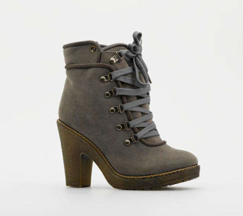 LADIES LACE UP ANKLE BOOTS (LIMITED STOCK) SIZE 3-8
