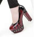 STUNNING!!!   LADIES PUMPS IN RED   (SIZE  3 - 6)   LIMITED STOCK!!!