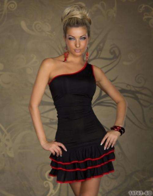 STUNNING!!!!!!   LADIES DRESS IN BLACK   (ONE SIZE)