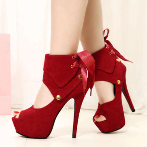 STUNNING!!! LADIS HIGH HEEL PEEP TOE PUMPS **2 COLOURS** (SIZE 2.5 - 6)