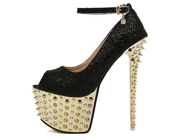 STUNNING!!! LADIES HIGH HEEL PEEP TOE PUMPS **2 COLOURS** (SIZE 2.5 - 6)