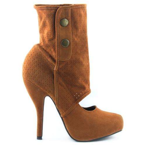 STUNNING!!!   LADIES HIGH HEEL ANKLE BOOTS   (SIZE 3 - 5)