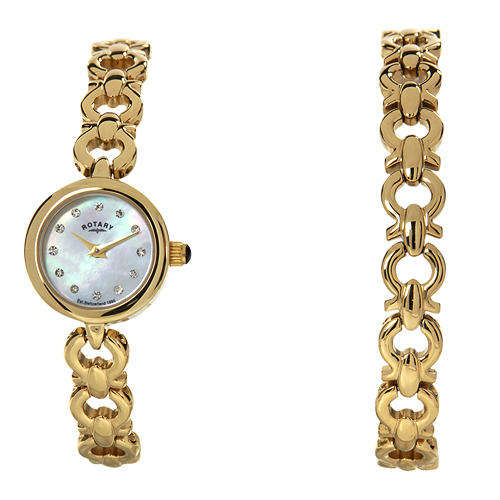 ***R4999*** ROTARY LADIES WATCH ,WITH INTERCHANGEABLE STRAPS AND PRECIOUS STONES