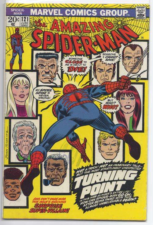 Amazing Spider-Man, The (1963) #121 (FN-, 5.5) - Part 1 - Death of Gwen Stacy