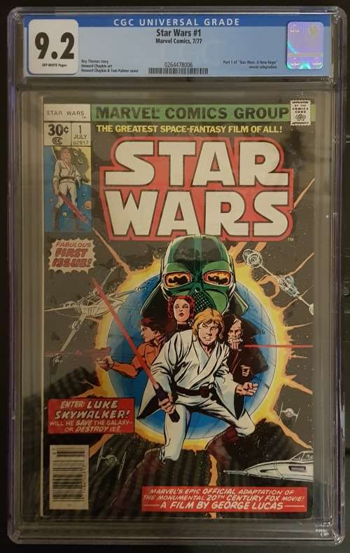 Star Wars (1977) #1 (CGC 9.2, NEAR MINT-)