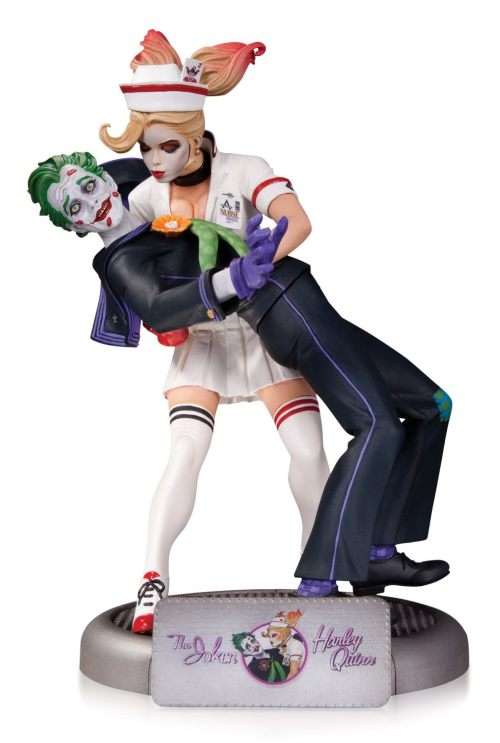 DC Comics Bombshells Joker and Harley Quinn Statue (Full Colour)