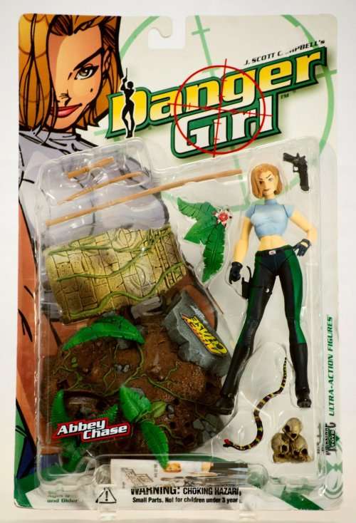 McFarlane Danger Girl Abbey Chase 6.5''action figure (J.SCOTT CAMPBELL)