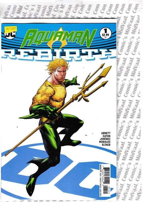 AQUAMAN REBIRTH # 1 VARIANT EDITION - MINT
