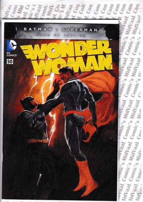 WONDER WOMAN # 50 BATMAN v SUPERMAN VARIANT COVER - MINT