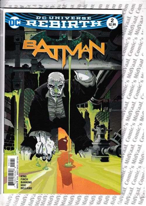 DC UNIVERSE REBIRTH - BATMAN # 2 VARIANT EDITION - MINT