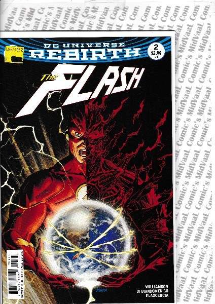 DC UNIVERSE REBIRTH - THE FLASH # 2 VARIANT EDITION - MINT