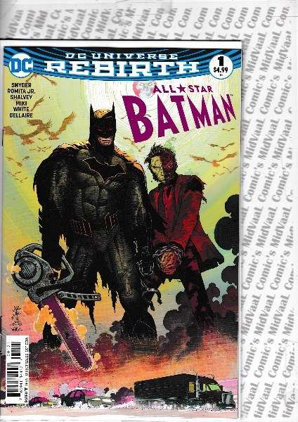 DC UNIVERSE REBIRTH - ALL STAR BATMAN # 1 VARIANT EDITION - MINT