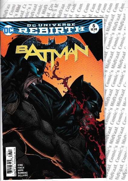 DC UNIVERSE REBIRTH - BATMAN # 5 MINT