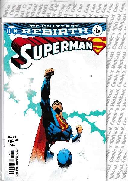 DC UNIVERSE REBIRTH SUPERMAN # 2 MINT