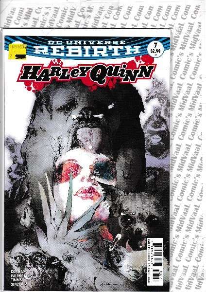 DC UNIVERSE REBIRTH / HARLEY QUINN # 7 VARIANT EDITION - MINT