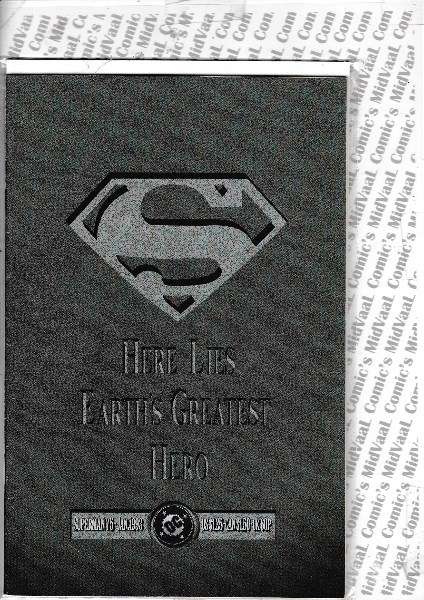 SUPERMAN # 75 MINT - DEATH OF SUPERMAN TOMBSTONE COVER