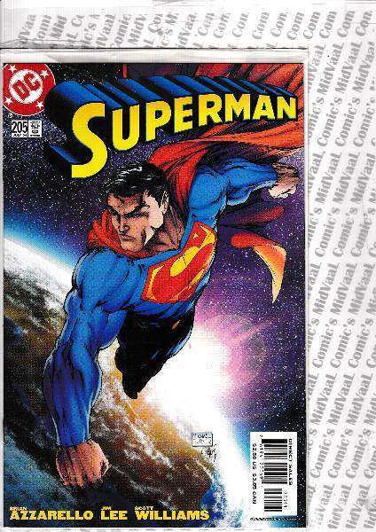 SUPERMAN # 205 MICHAEL TURNER COVER - MINT