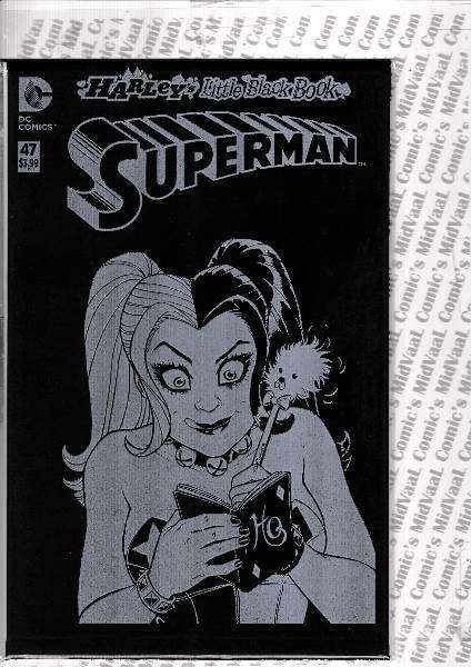 SUPERMAN - HARLEYS LITTLE BLACK BOOK # 47 VARIANT COVER SEALED  MINT