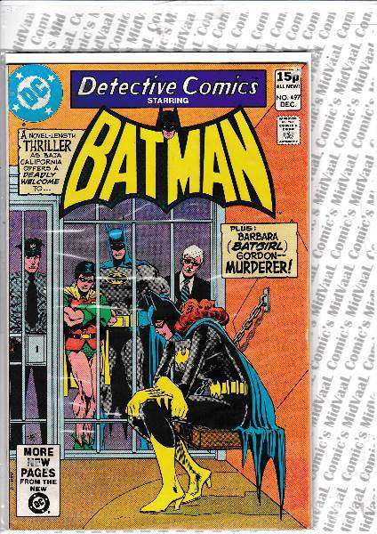 DETECTIVE COMICS STARRING BATMAN # 497 FINE