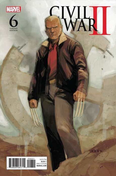 Civil War II Issue # 6d Incentive Phil Noto Old Man Logan Variant Cover - MINT