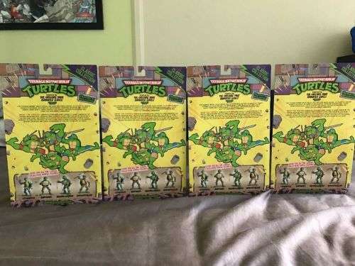 Authentic Playmates Teenage Mutant Ninja Turtles Classic Collection Set Of 4