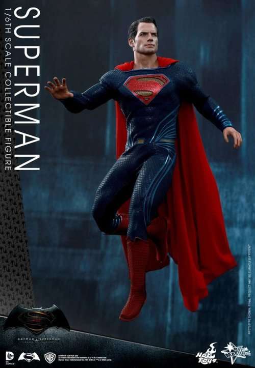 Hot Toys 1:6 Scale "Superman" Batman VS Superman Dawn of Justice Figure (Blue/Red)