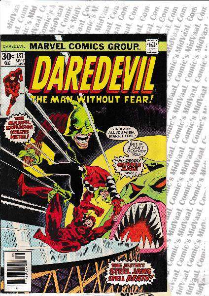 DAREDEVIL # 137 CONDT VERY GOOD / SEPT 1976