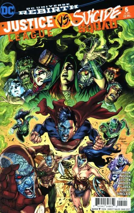 DC UNIVERSE REBIRTH - Justice League vs Suicide Squad Issue # 1 - 6 COMPLETE RUN