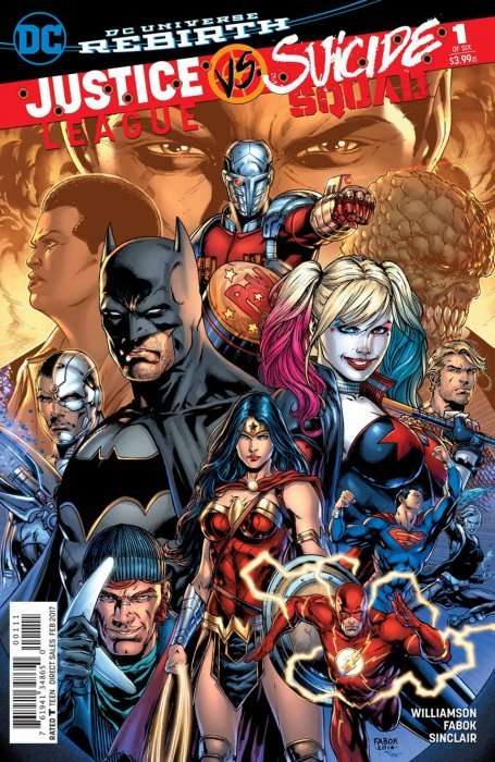 DC UNIVERSE REBIRTH - Justice League vs Suicide Squad Issue # 1 - 6 COMPLETE RUN