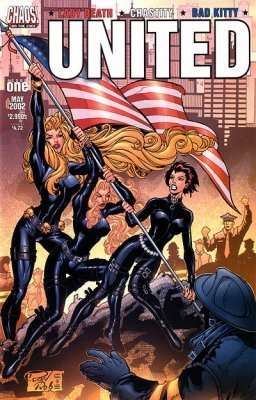 Lady Death / Chastity / Bad Kitty: United Issue # 1b Premium Cover - 9/11
