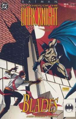 Batman: Legends of the Dark Knight Issue # 32-34 "Blades Part.1-3" COMPLETE