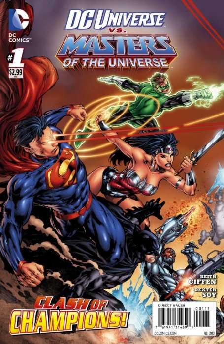 DC Universe vs Masters of the Universe Issue # 1a & 1b CONECTING COVERS-MINT